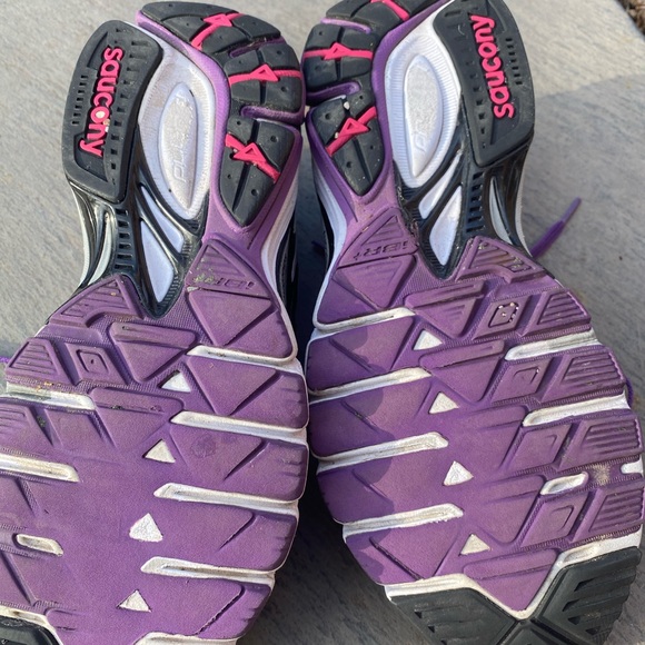 Saucony guide 6 purple black 7.5 shoes - Picture 5 of 10